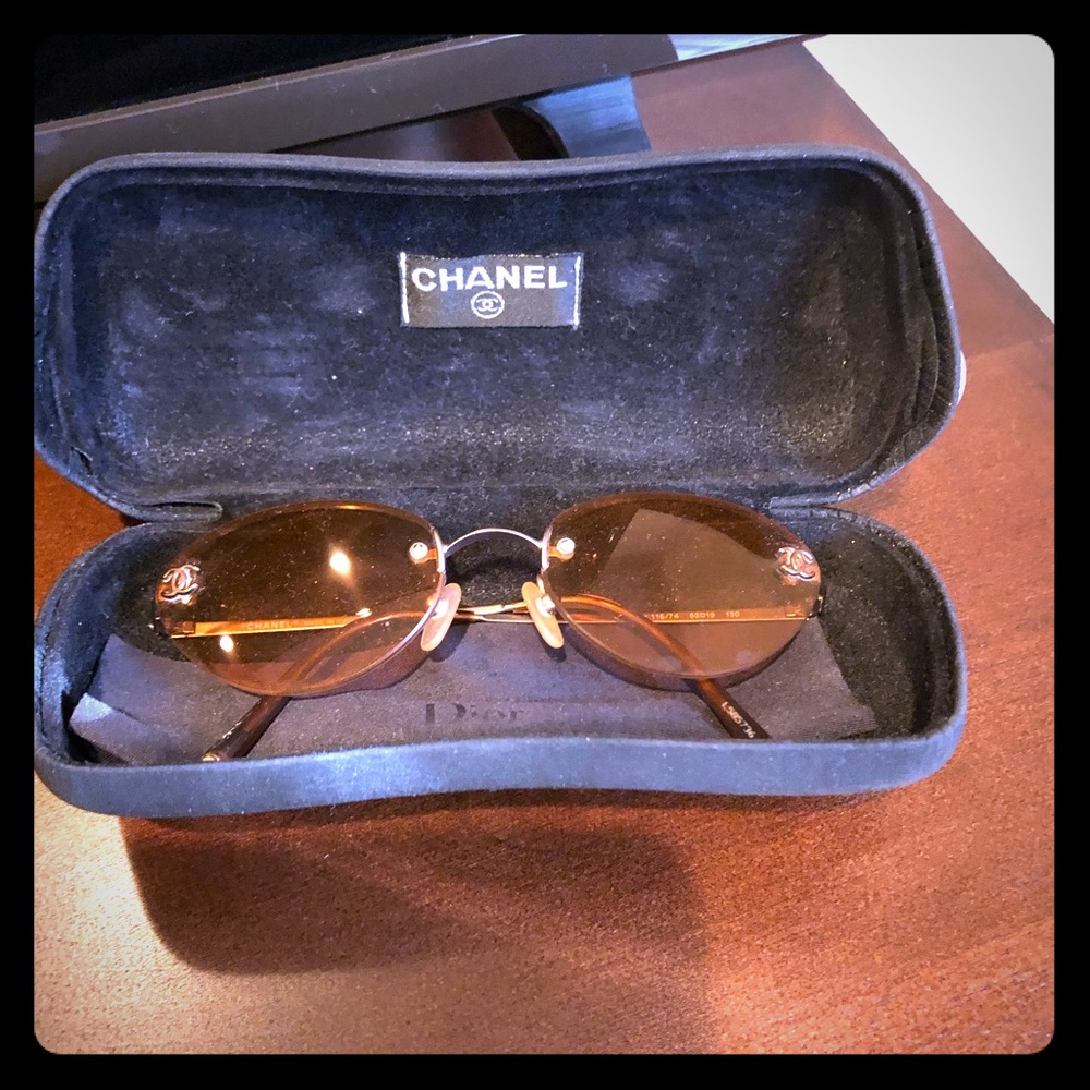 Vintage authentic Chanel sunglasses
